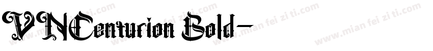 VNCenturion Bold字体转换